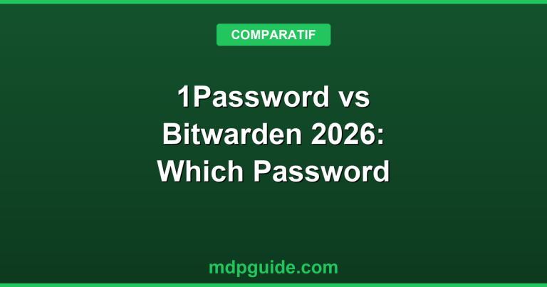 1Password vs Bitwarden 2026: Which Password Manager Is Better?