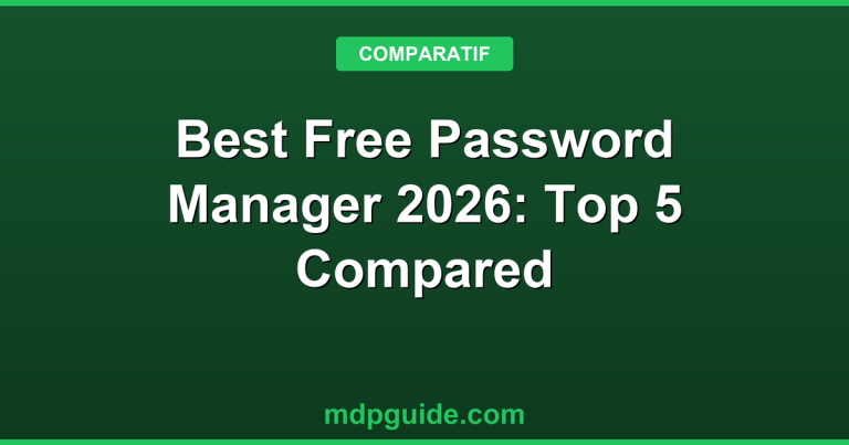 Best Free Password Manager 2026: Top 5 Compared