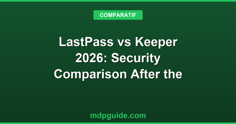 LastPass vs Keeper 2026: Security Comparison After the Breach