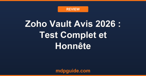 Zoho Vault Avis 2026 : Test Complet et Honnête